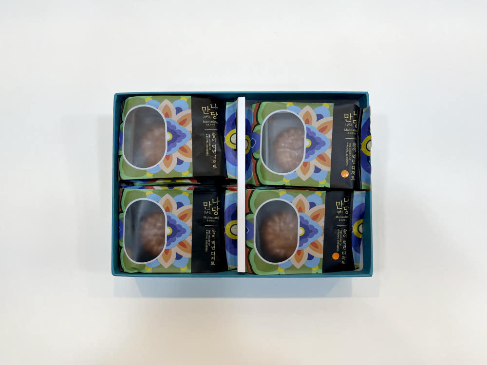 Mannadang Traditional Yakgwa & Yuja Yakgwa Selection 만나당 궁중약과 유자약과 세트